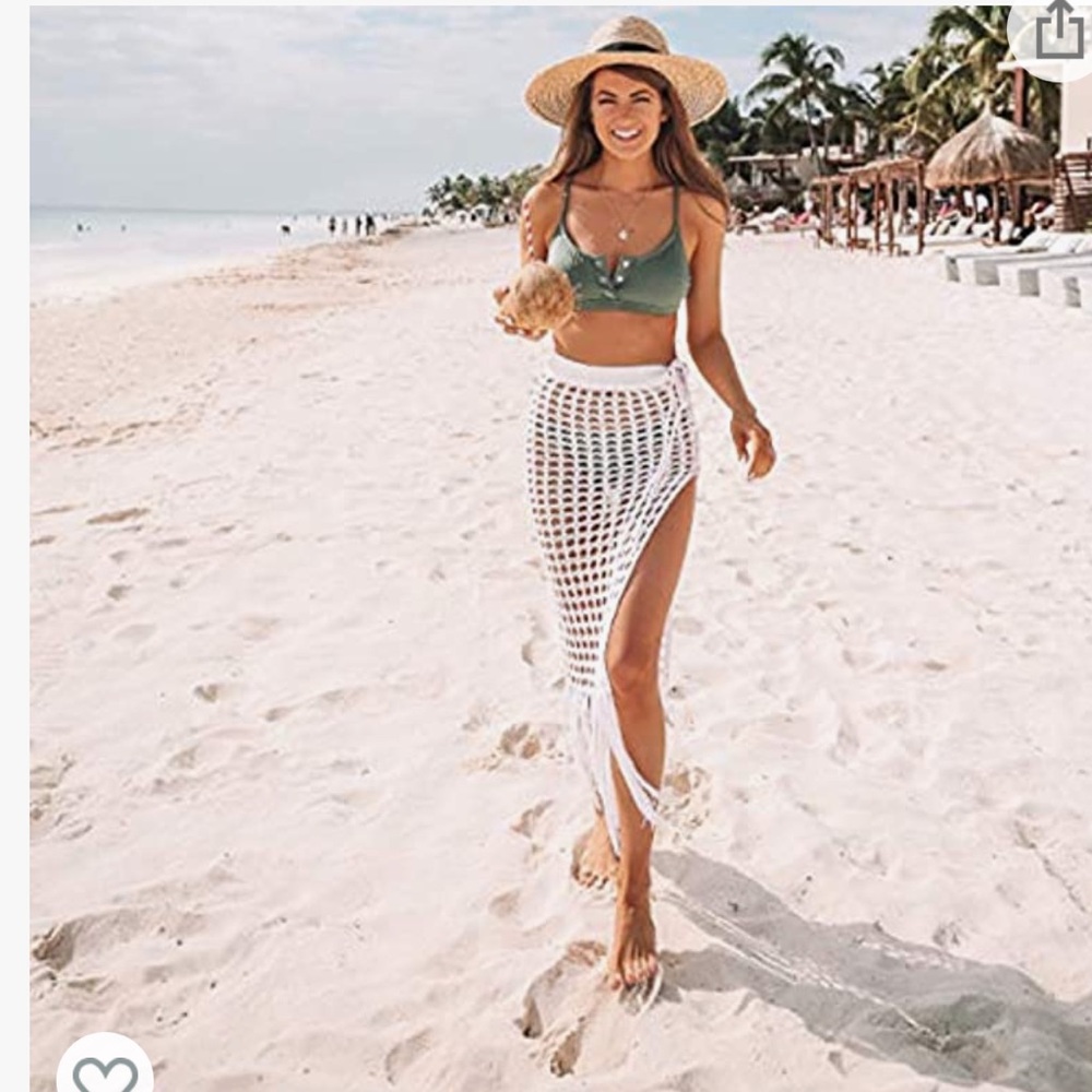 NWOT Amazon Crochet Swimsuit Coverup